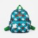 Baby backpack on lightning, 3 outer pockets, green color