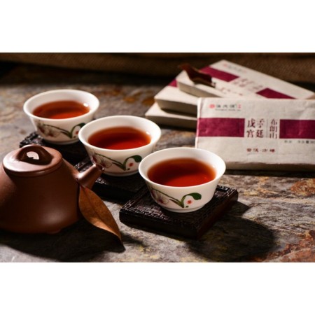 Chinese sustained tea "Shu Puer Bulang Shan", 80 g, 2020-5