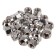 Nut of SkyWay cone, M12x1.50 Open with a protrusion of 21mm, key 17mm, chromium, set 20 pcs