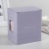 Ceramic "Rainbow" mug, 380 ml, with a plastic lid, pink color