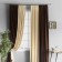 Kerti curtain set, 2x200x270 cm size, wenge color/cream