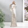 Polystone souvenir "Angel with a book, a dress with silver patterns" 19.5x7x4.5 cm