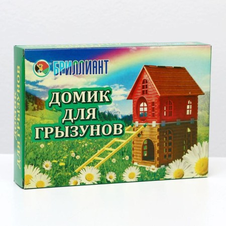 Домик для хомяка двухэтажный, микс цветов-6