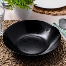 Deep plate diana, d = 20 cm, black color