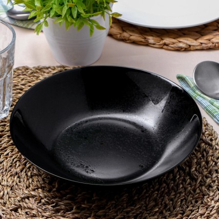 Deep plate diana, d = 20 cm, black color