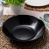 Deep plate diana, d = 20 cm, black color