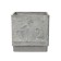 Kashpo for flowers and plants, light charcoal 40x40x40cm, 57l 10702059