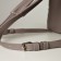 A backpack with a zipper, Textura, external pocket, gray-beige color