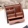 Organizer 5 sections, 1 sliding box, a series of ash shimo dark with Kant Dark, 16*20.5