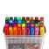 A set of professional markers 36 pieces, two -sided, in a plastic pencil with a handle, 36 colors