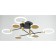 LED lamp 63W 3480LM 3000K-6000K, size 85.5x87.5x22 cm