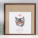 Photo frame plastic 40x40 cm, dark tree (plastic screen)
