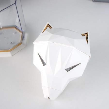Night with a humidifier cat LED USB AKB White 10x10x16.2 cm Risalux-15