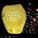 Wish flashlight “Happy Birthday to you”, notes, shape of a dome, color mix