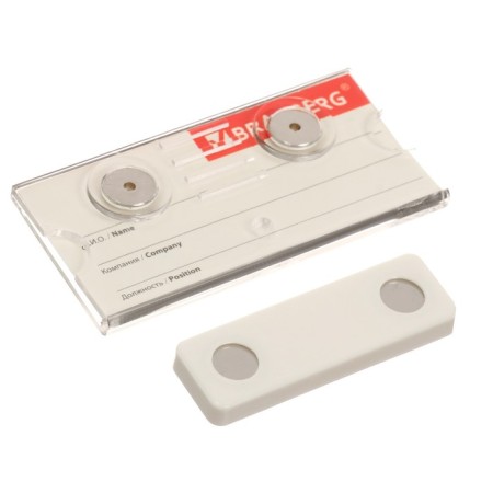 Horizontal badge 35 x 70 mm, magnetic-6