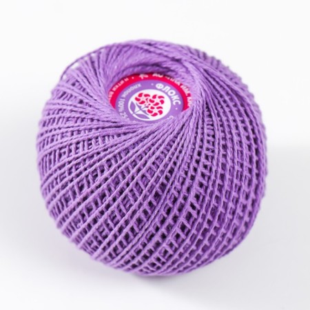 Knitting threads "phlox" 150m/25g 100% cotton non -erentized color 1302-1
