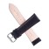 Solomon watch strap 24 mm, genuine leather, L-20 cm, black