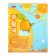 Notebook of 48 sheets of the "mischievous orange" cage, covered cardboard, selective matte varnish, block 65 g/m2, 5v mix