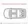 Auto -chals for seats, universal "Palermo", set of 9 items