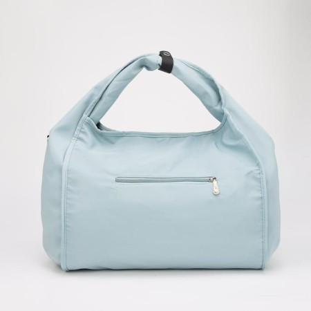 Road bag with lightning, outer pocket, long belt, blue color-1