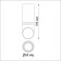 Delta lamp, 1x9W GU10, IP44, black color