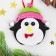 Set for creativity - Create a Christmas tree decoration from a felt "Penguin in a hat"