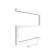 Implementer electric Indigo Sparta, 400x500 mm, timer, hidden installation, white