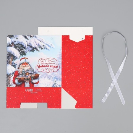 Box for the sweets of the "Magic New Year!", 10 x 18 x 14 cm, New Year-8