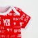 Body crumb I "Happy Winter", height 80-86 cm, red