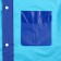 Children's raincoat, size m, 100-110 cm, blue tractor