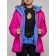 Ski jacket female, size 42, pink color