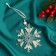 Christmas tree decoration "Openland snowflake" d-12 cm, mix, transparent