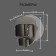 Bowle holder Zein Z114, unregulated, graphite