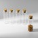 Jars for storing beads, d = 2.2 × 6 cm, 5 pcs