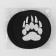 Thermal appliance "paw", d = 8 cm, black/white color