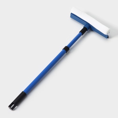 Workshop with a telescopic metal stained handle and a share of the shade, 20 × 49 (75) cm, foam rubber, blue color-6