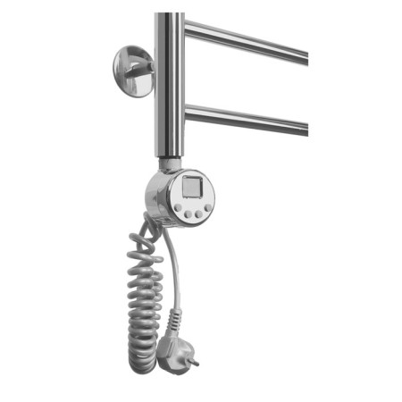Domoterm electric heated towel rail "Medea" P8, 400x800 mm, left, chrome-2