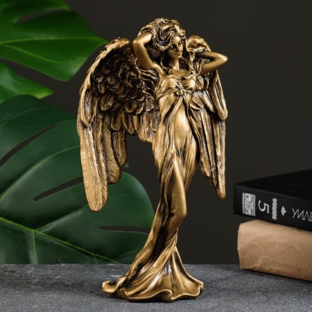 Figure "Angel" gold 7x13x22.5cm