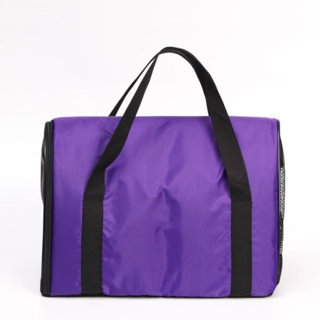Bag - Animal carrying "Tunnel", nylon, 37 x 22 x 26 cm, purple-1