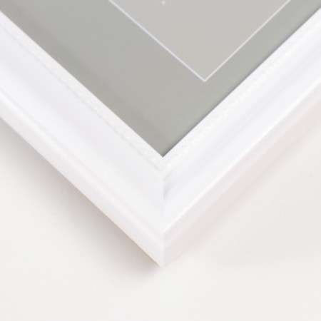 Photo frame Plastic "Gala" 10x15 cm, white (plastic screen)-2