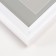 Photo frame Plastic "Gala" 10x15 cm, white (plastic screen)