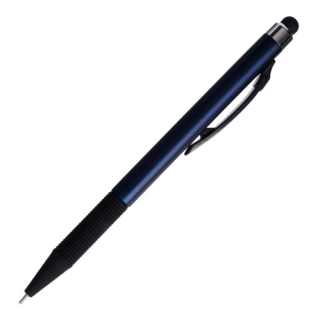 Automatic ballpoint handle Vinson, 0.7mm, body with a rubber holder, blue oil, mix-6