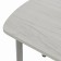 Jazz table, 700x1100/1500chn770, oak craft white/chrome