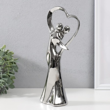 Souvenir Ceramics "One Love" Silver 28x11x8 cm-3