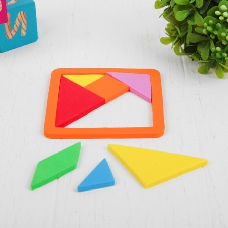 Puzzle "Tangram" 9 × 9 cm, mix-2