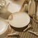 A set of ceramic sl home "Vento", d = 23 cm, beige color