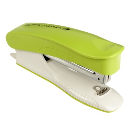 Stapler Kangaro Trendy No. 10, up to 15 sheets, built -in anti -stepler, green