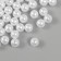 A set of beads "Pearls" d 10 mm, 250 grams, snow -white