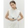 Top children's amababy nood, height 140 cm, white color