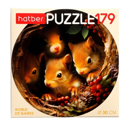 Puzzle "Forest Babies", 179 elements-1